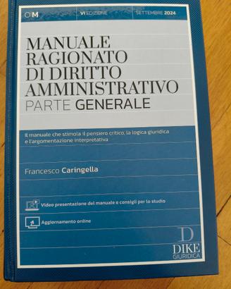 manuale ragionato di diritto amministrativo