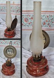 lampada a petrolio vittoriana,si spedizione 