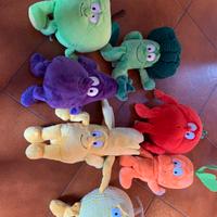 Set di peluche a forma di frutta per bambini