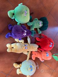 Set di peluche a forma di frutta per bambini