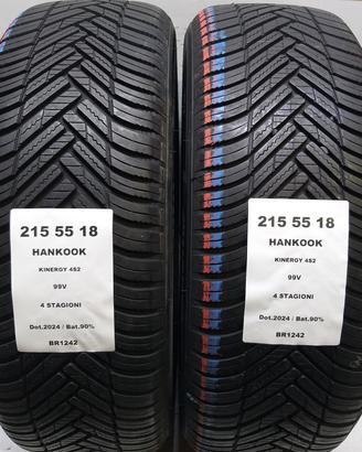 2 GOMME 215 55 18 HANKOOK BR1242