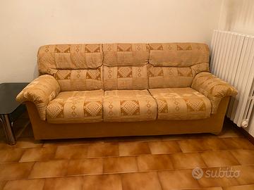 Divano 3 posti in tessuto