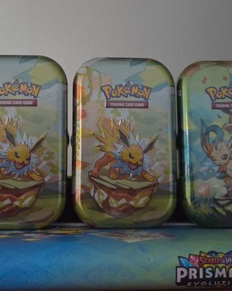 Pokémon Evoluzioni Prismatiche Mini Tin SIGILLATE