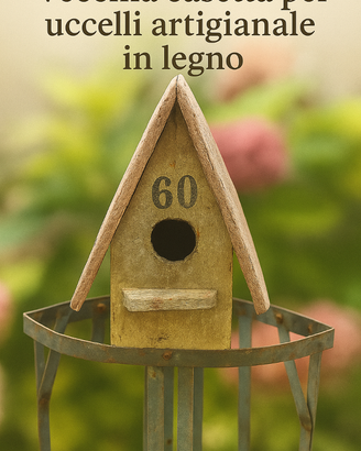 Casetta per uccelli in legno