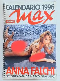 calendario max Anna falchi 1996 