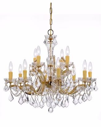 lampadario+ 12 cristalli Swarovski