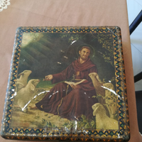 Scatola latta vintage Saiwa