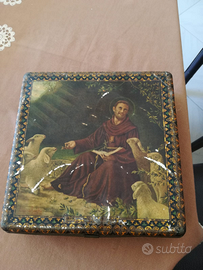 Scatola latta vintage Saiwa