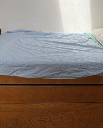 Letto singolo con secondo a scomparsa
