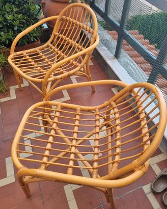 sedie rattan da esterno o interno