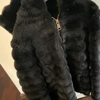 Giubbotto Pelliccia ecologica modello bomber