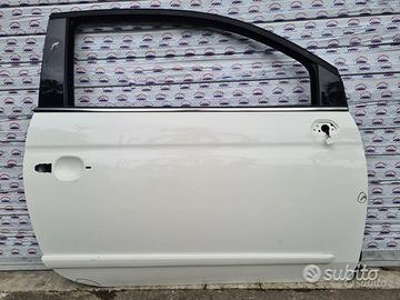 Porta anteriore destra bianca fiat nuova 500 2010