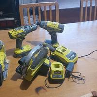 gruppo attrezzi RYOBI LINEA PRO