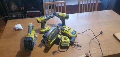 gruppo attrezzi RYOBI LINEA PRO