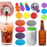  Lotto 11 vari Tappi lattine bottiglie NUOVI 3x2