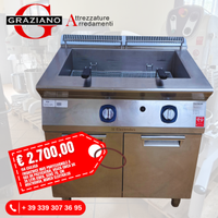 FRIGGITRICE inox PASTICCERIA vasca unica USATA