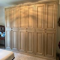 ARMADIO VINTAGE DESIGN 6 ANTE TESTATA LETTO