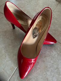 Decollete rosso lucido, numero 37