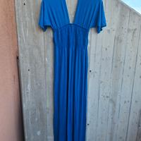 Abito lungo blu