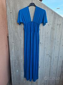 Abito lungo blu