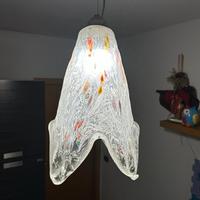 Lampadario a tulipano di murrina