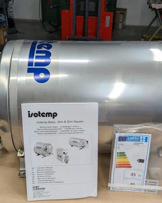 Boiler nautico Isotemp 40 L nuovo con ammaccature