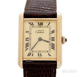 Cartier Tank Must Vermeil Meccanico Panna