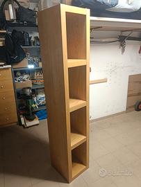 mensola doppia ikea in rovere