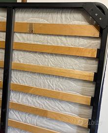 Rete a doghe e materasso  1 piazza e mezza 130x190