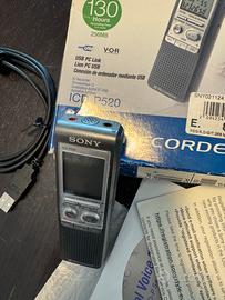 Registratore professionale Sony (Voice Recorder)