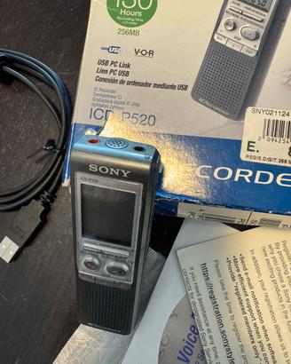 Registratore professionale Sony (Voice Recorder)