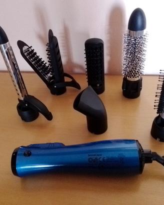 Asciugacapelli intercambiabile con 6 accessori 