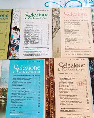 8 RIVISTE 1975 SELEZIONE READERS DIGEST