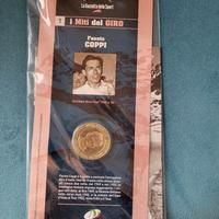 medaglia commemorativa Fausto Coppi collezionismo 