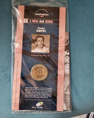 medaglia commemorativa Fausto Coppi collezionismo