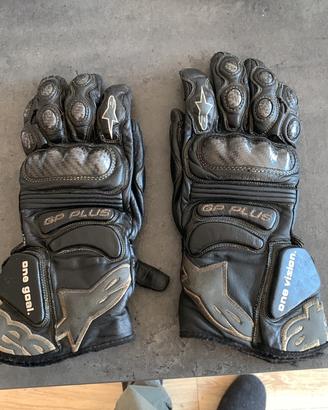 Guanti pelle carbonio alpinestars