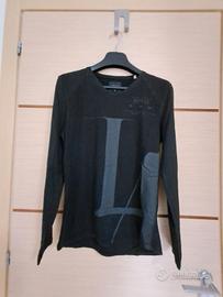 maglia maniche lunghe nera Guess