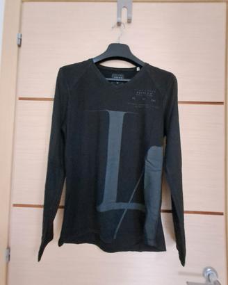 maglia maniche lunghe nera Guess