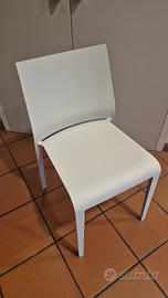 6 sedie Desalto modello Riga colore grigio chiaro
