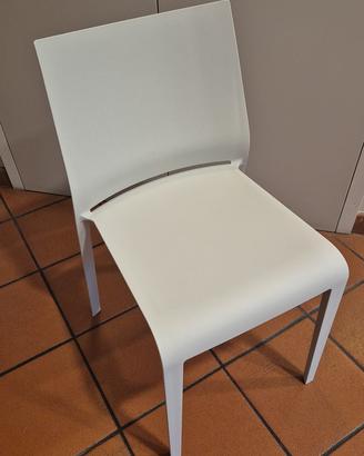 6 sedie Desalto modello Riga colore grigio chiaro