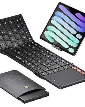 Tastiera bluetooth con mouse integrato