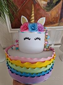 torta in gomma Eva dell' unicorno