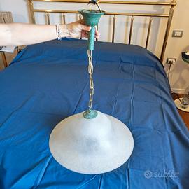 Lampadario in vetro 