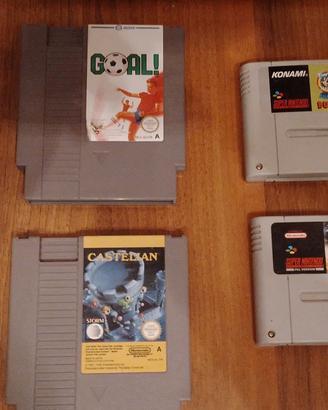 Nintendo e super nintendo giochi