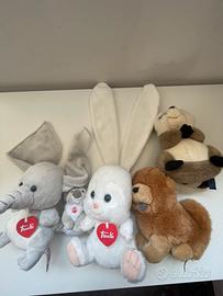 5  peluches  Trudi