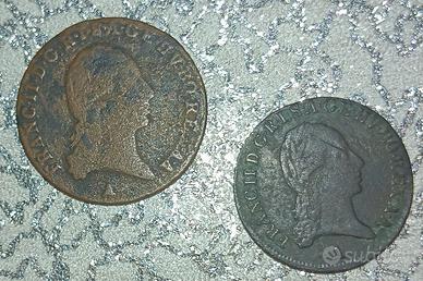 impero austriaco,1/2 e 1 kreuzer 1800