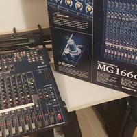 mixer yamaha mg 166 cx usb + custodia rigida