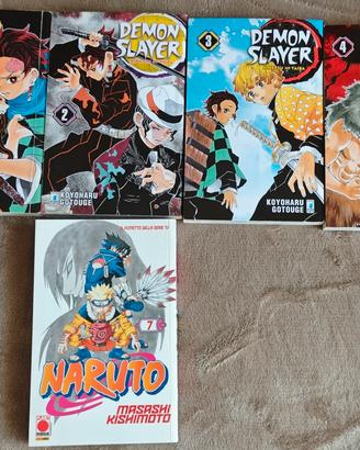 demon slayer 1,2,3,4 e Naruto 7