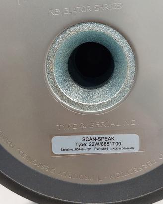 woofer scan speak  serie revelator 