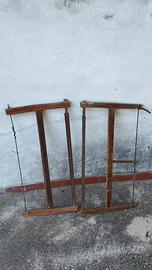 Seghe manuali vintage in legno – 2 pezzi
